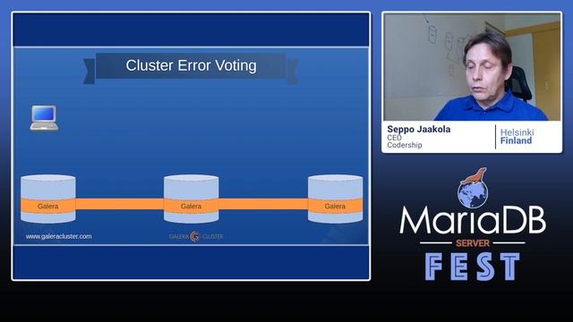 Galera Clustering in MariaDB 10.5 and beyond - Seppo Jaakola - MariaDB Server Fest 2020 смотреть онлайн