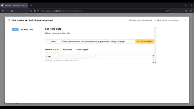 Link Preview or Metadata Extractor API смотреть онлайн