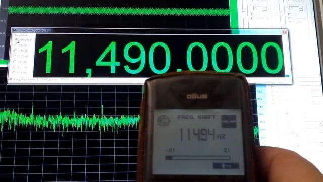 Частоты генерации самодельной катушки 5 дюймов для XP Deus смотреть онлайн