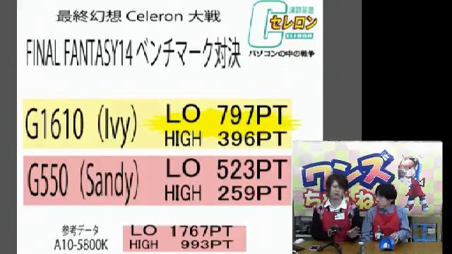 ワンズちゃんねる! #102 演算装置セレロン パソコンの中の戦争 G1610紹介 смотреть онлайн