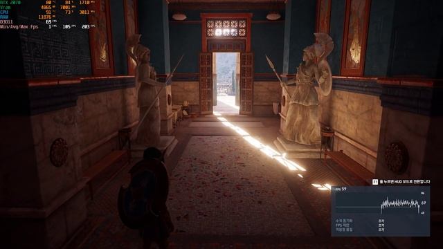 Assassin's Creed Odyssey RTX 2070 (laptop), i7 8750H in 1080p and Max setting смотреть онлайн