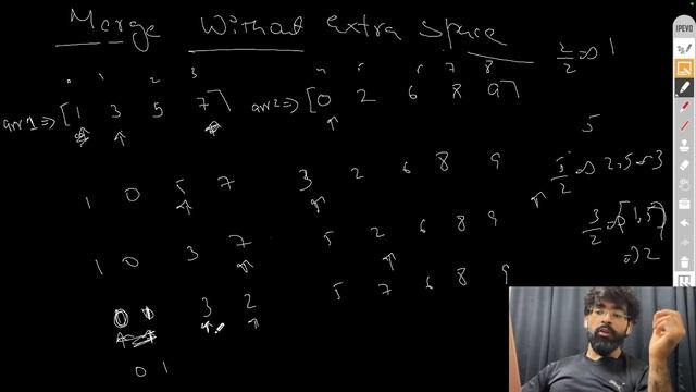 Array-19 | Merge Without Extra Space | Merge Sorted Array | GFG | LeetCode-88 смотреть онлайн