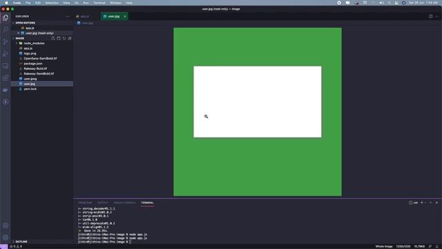 Create Poster images in node js with canvas (pdf of jpeg) смотреть онлайн