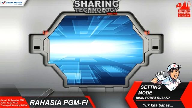 Sharing Technology Honda PGM-FI ( Sharing Teknologi Honda PGM-FI )  - Flash Design Animation