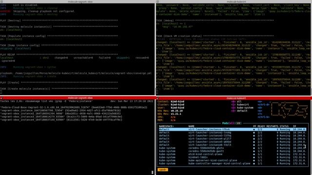 6 VMs boots 3x faster on Kubevirt for Molecule Ansible vs Vagrant+Virtualbox смотреть онлайн