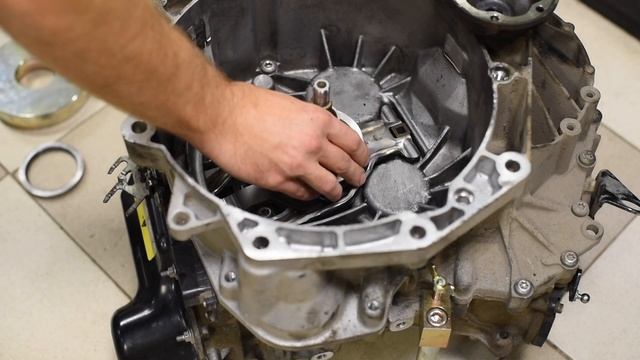 Замена сцепления Dsg7 (dq200)