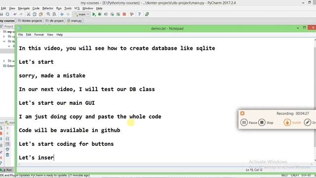 Create GUI and all functions - part 3 смотреть онлайн