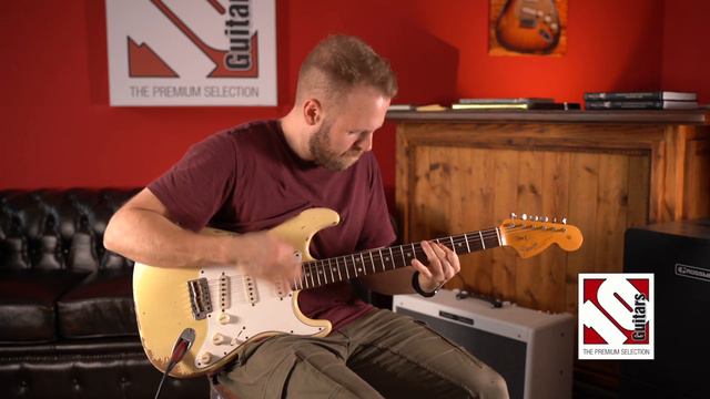 2022 Fender Stratocaster 67 Heavy Relic Aged Vintage White | Guitar Demo смотреть онлайн