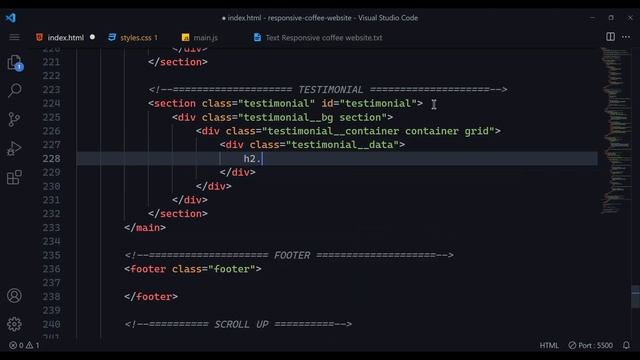 Responsive Coffee Website Design Using HTML CSS & JavaScript смотреть онлайн