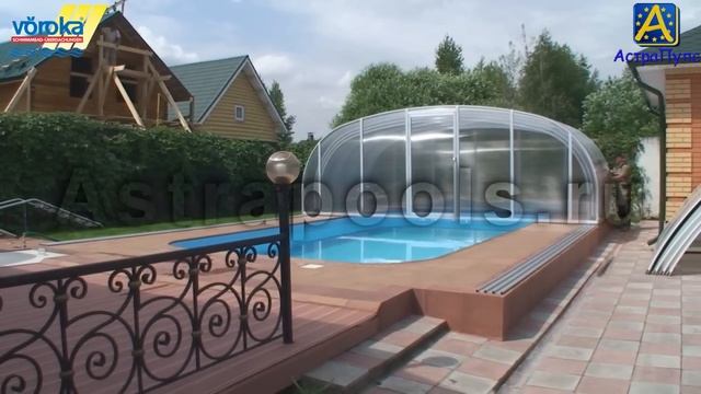 Prestige раздвижной павильон для бассейна из Германии