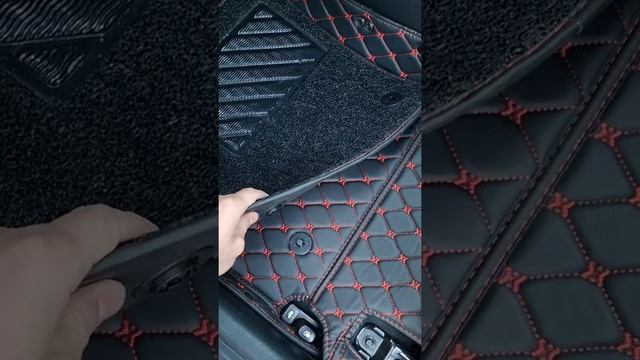 3Д Коврики Киа Рио 4 / Хендай Солярис 2 от Avto-akcesuar - Черные с красной строчкой смотреть онлайн