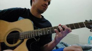 YAMAHA FX370C Guitar test- lowered action, unplugged