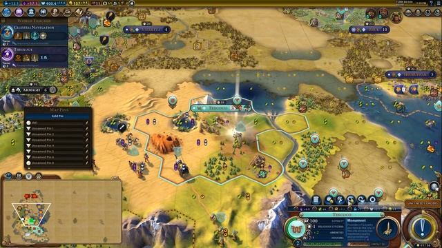 #4 New Player Tutorial - Aztec - Civilization Vi Rise and Fall смотреть онлайн