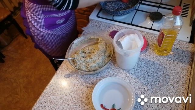 Очень вкусные кобачковые котлеты с творогом ??? смотреть онлайн