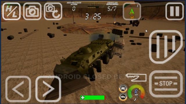 4x4 Mania Insane 8x8 BTR Demo Derby (Android Closed Beta)