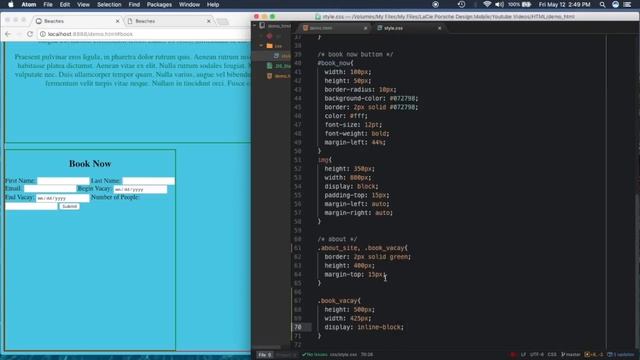 Basic Website: Sections and Form смотреть онлайн
