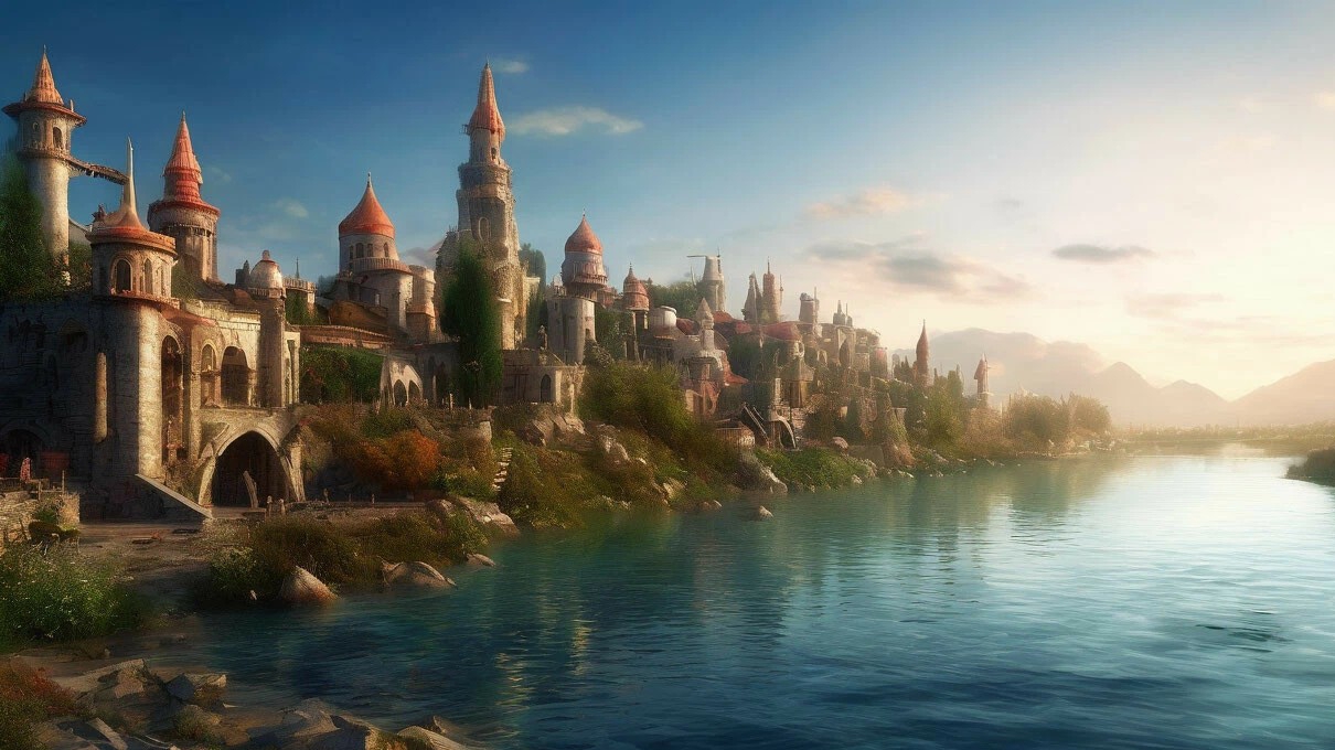 Красивые, фэнтезийные, атмосферные образы под спокойную, душевную музыку