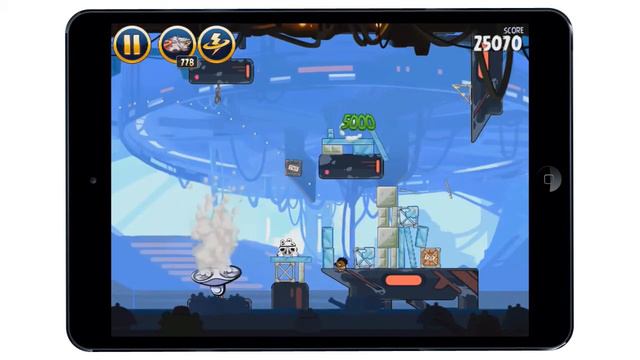 Angry Birds Star Wars 4-22 Cloud City Walkthrough (3 Stars) смотреть онлайн