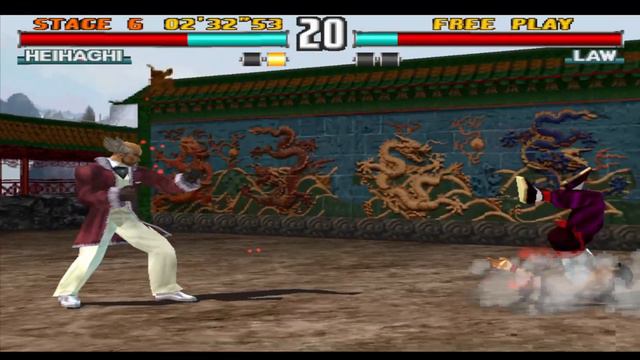 Tekken 3 | Heihachi Mishima Longplay | Reveal All Characters