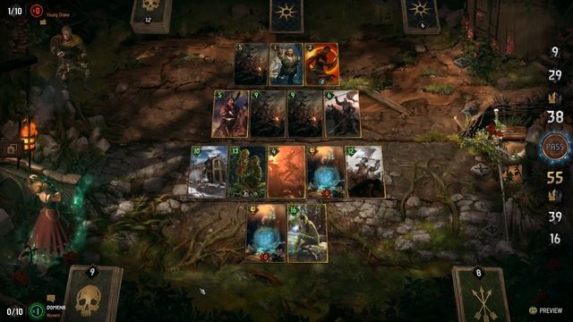 Gwent Crimson Curse: Scoia'tael Aglais Handbuff deck - Francesca Gameplay смотреть онлайн