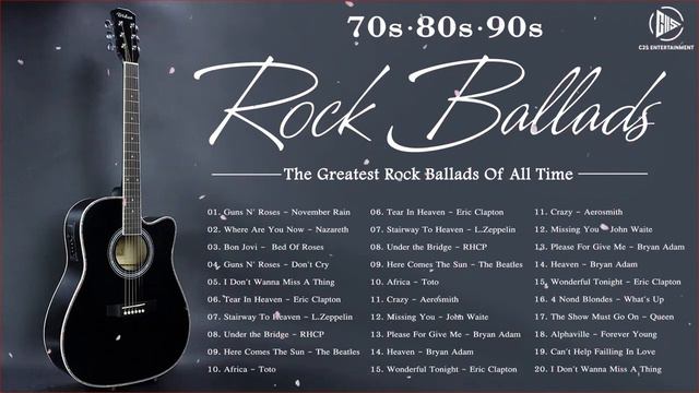 Greatest Hits Rock Ballads Of All Time    70s 80s 90s Rock Ballads Best Songs