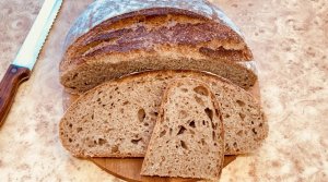 Полезный хлеб с отрубями на закваске