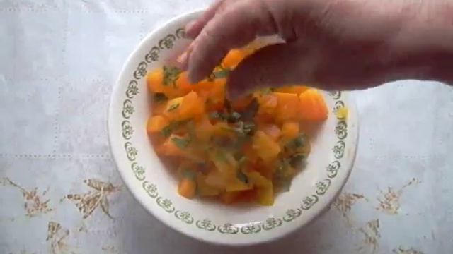 Тыква отварная . Boiled pumpkin смотреть онлайн