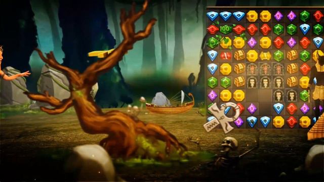 Jewel Ancient: find treasure in Pyramid - 15 seconds game introduction смотреть онлайн