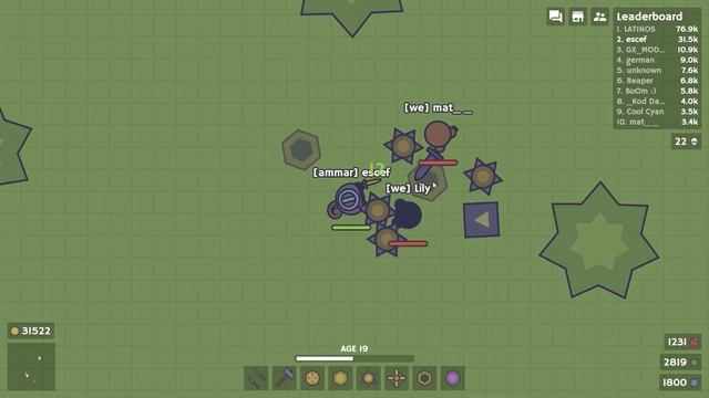 DESTROYING HACKERS WITH DAGGERS | Moomoo.io смотреть онлайн