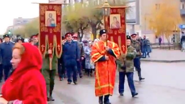 Камышин. Крестный ход в день памяти вмч. Димитрия Солунского смотреть онлайн