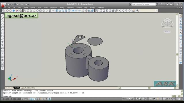 AutoCAD DETAL YIGMAG ( 3D Modeling ) 14.mp4 смотреть онлайн