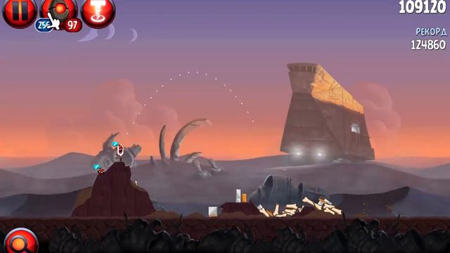 Angry Birds: Star Wars II. Escape to Tatooine (level P2-2) 3 stars. Прохождение от SAFa смотреть онлайн