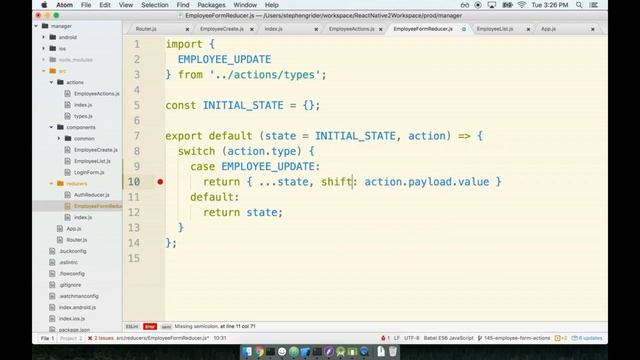 129 - Handling Form Updates at the Reducer Level in React Native смотреть онлайн
