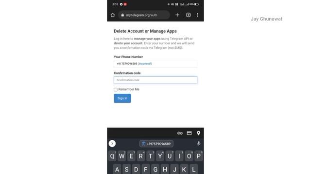 how to create API key & api hash for telegram account in hindi /api key kaise nikale @jayghunawat смотреть онлайн