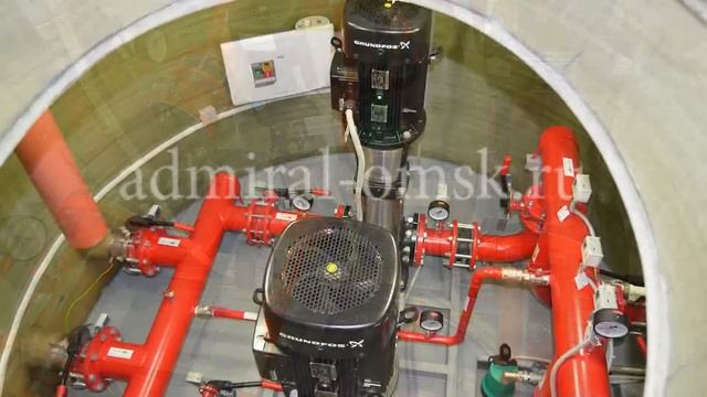 Насосная станция промышленного водоснабжения