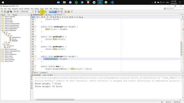 JAVA MOOC SOLUTIONS 5_9 Health Station смотреть онлайн
