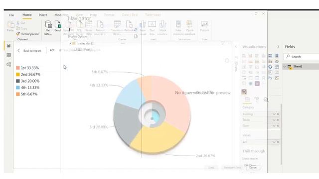Drill down donut chart in power BI смотреть онлайн