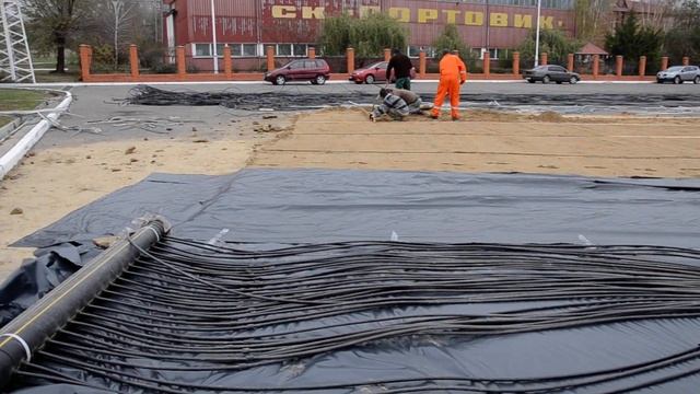 В Измаиле строится ледовый каток