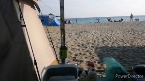 КРЫМ. БЕЛЯУС. 2024. ОТДЫХ С ПАЛАТКОЙ НА МОРЕ.