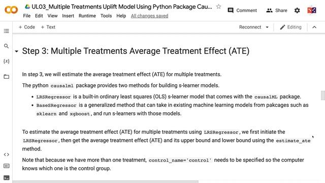 Multiple Treatments Uplift Model Using Python Package CausalML | Machine Learning смотреть онлайн