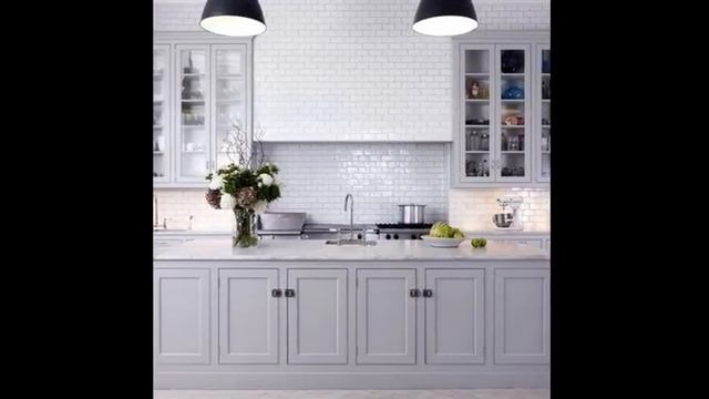 Kitchen Design Gray Floor смотреть онлайн