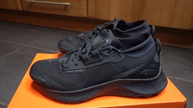 NIKE PEGASUS TRAIL 3 GORE-TEX BLACK (REVIEW/UNBOXING/ON FEET) смотреть онлайн