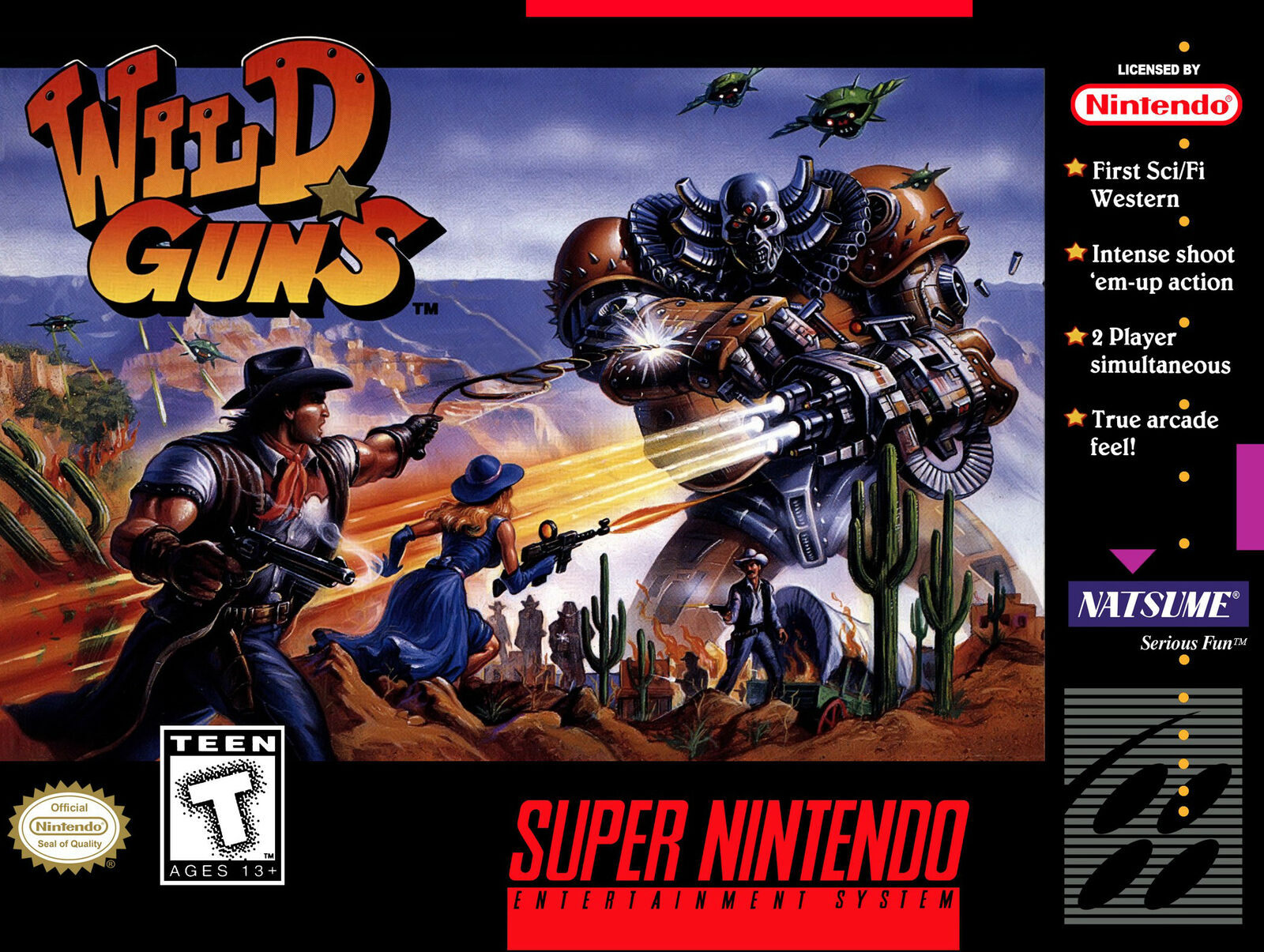 Super Nintendo (Snes) 16-bit Wild Guns Полное Прохождение