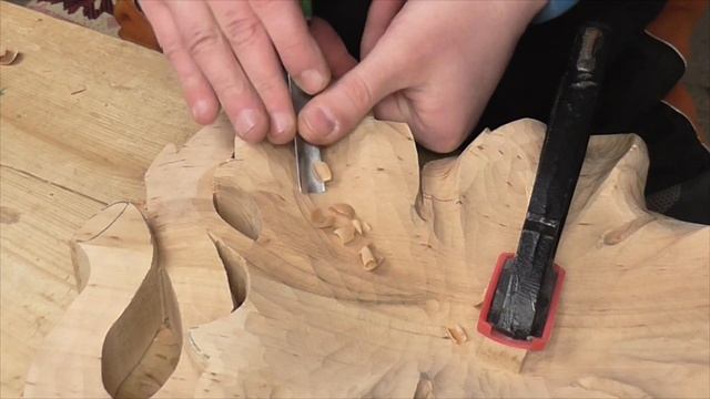 Как сделать резной поднос виноградный лист, резьба по дереву смотреть онлайн