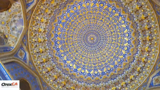 Tilla-Kori Madrasah And Mosque 17th Century - Registan Square In Samarkand, Uzbekistan