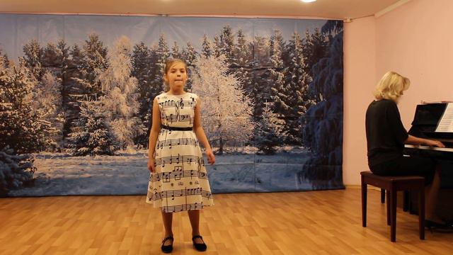 Арина Здрок, 5 класс "Прекрасен мир поющий" смотреть онлайн