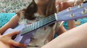1 часть как играть песню на укулеле крошка моя:3