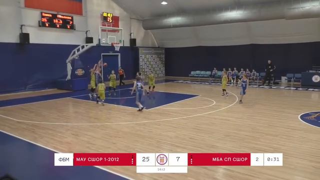 МБА СП СШОР Гольяново Москва 2011 г.р. - МАЙ СШОР 1 Химки 2012 г.р.