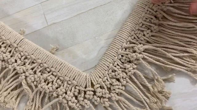 CORNICE IN MACRAME DIY | Macramè Photo Frame easy Tutorial смотреть онлайн