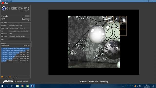 CINEBENCH R15 ◄ Lenovo Legion Y520 ◄ Intel Core i5-7300HQ смотреть онлайн